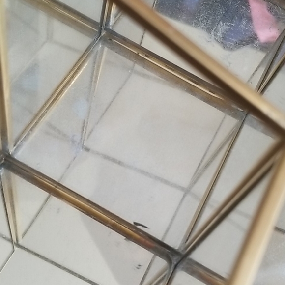 Glass, gold, mirrored organizer - Picture 5 of 5